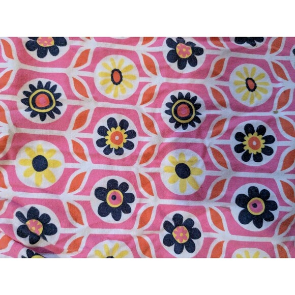 Hanna Andersson Sleeveless Pink Orange Floral Sundress Girls 120 US 6-7 - Picture 3 of 8